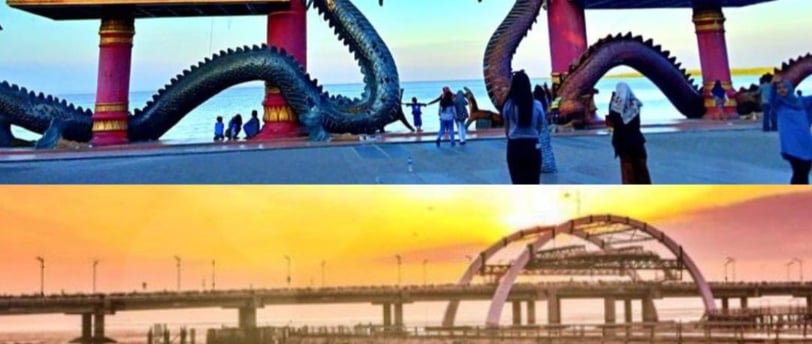 Pesona Keindahan Pantai Kenjeran Surabaya KENPARK