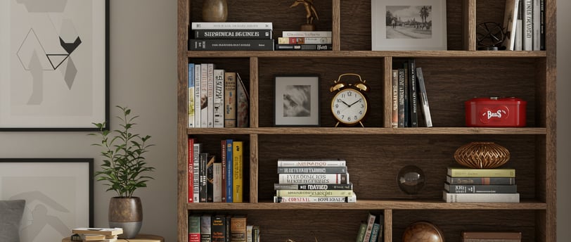 bookshelf decoration