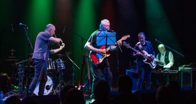 Photo of the band Caravan live in concert.
