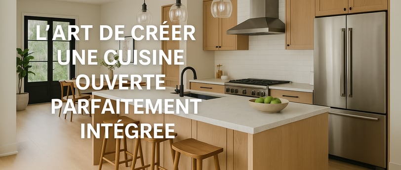 cuisine ouverte bien intégrée