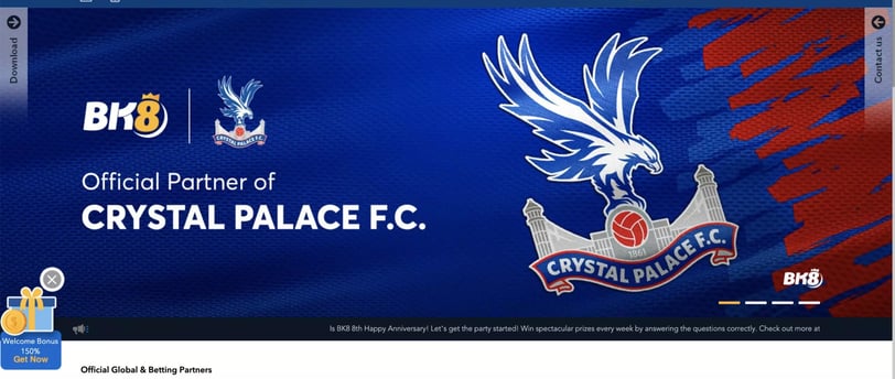 a website page of a website page with a picture of a blue and white website