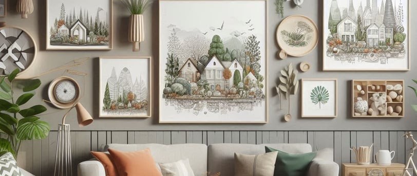 Modern sustainable decor showcasing 2025 home trends: stylish and eco-friendly space.