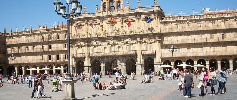 Vista de la plaza Mayor de Salamanca
