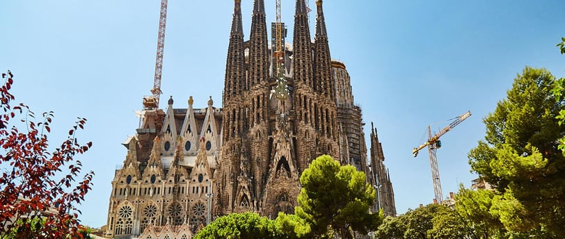 imagen de la sagrada familia de Barcelona