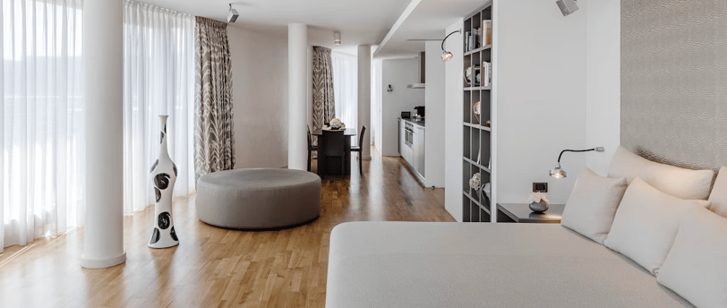 Hotelzimmer im Mandala Hotel in Berlin
