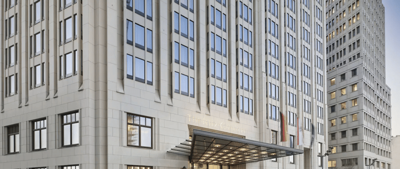 Das Ritz-Carlton Hotel in Berlin von außen
