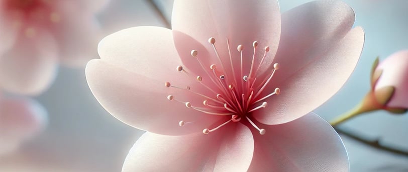Fleurs de cerisier japonais en cosmétique, sérum anti-âge et hydratant