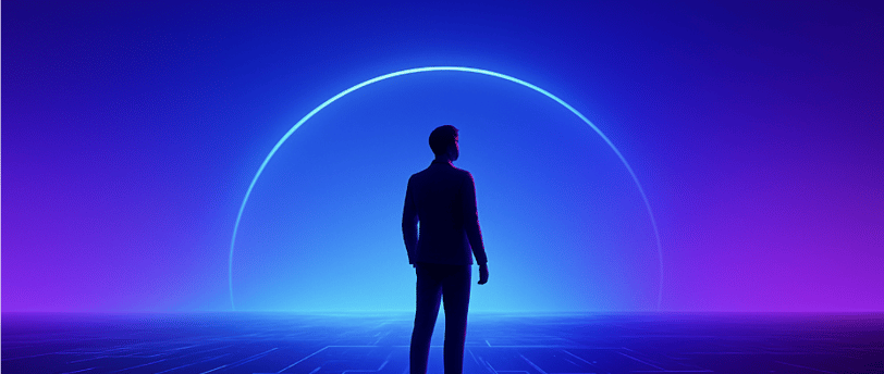 Personne découvrant le monde de l'intelligence artificielle.