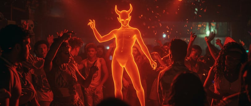 diabo no baile funk RJ