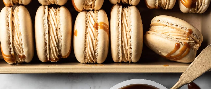Macaron Caramel Muối