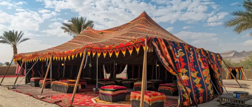 Dubai Bedouin camps, featured on MyTripJunction.com travel blog.