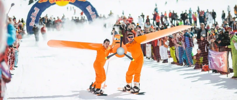 Winter sports at Harbin Ice festival, featured on MyTripJunction.com travel blog.