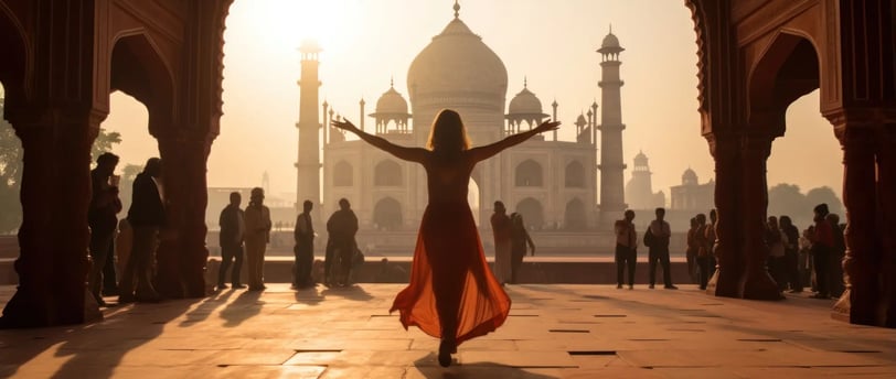 Beauty of Taj Mahal, featured on MyTripJunction.com travel blog.