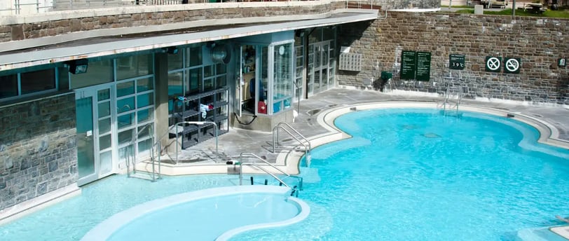Banff Upper Hot springs, featured on MyTripJunction.com travel blog.