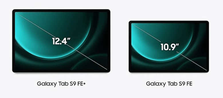 samsung tab , size of the device , description of the device