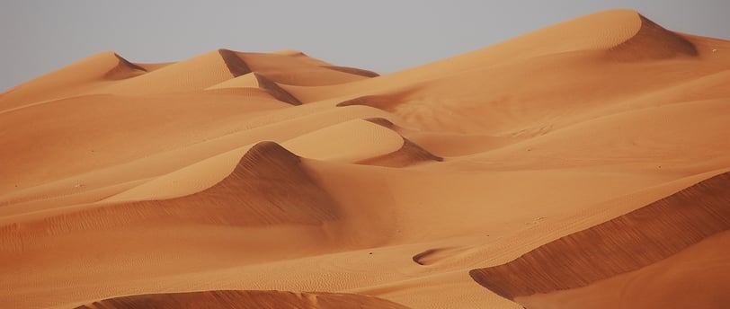 AN IMAGE OF MOREEB DUNES IN LIWA DESERT ABU DHABI UAE