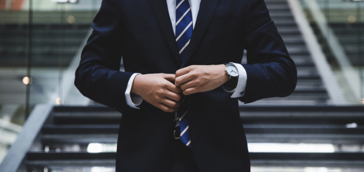 man body with suit
