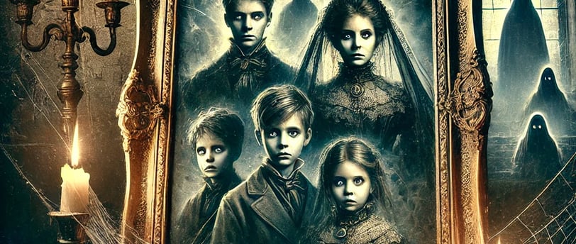 Haunted Family Portrait in a Victorian Frame