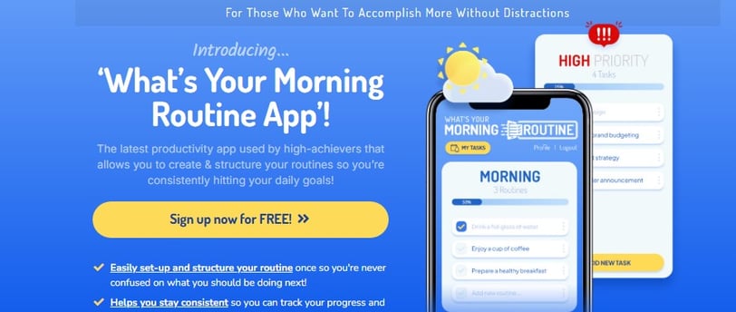 Your Morning Routine App