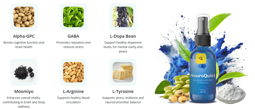 NeuroQuiet Natural Ingredients