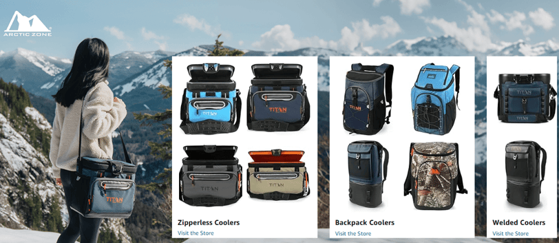Titan Deep Freeze Zipperless Cooler, one of the best soft coolers 2025, perfect for portable use 