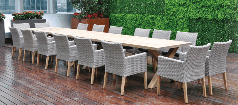 custom outdoor dining set 
