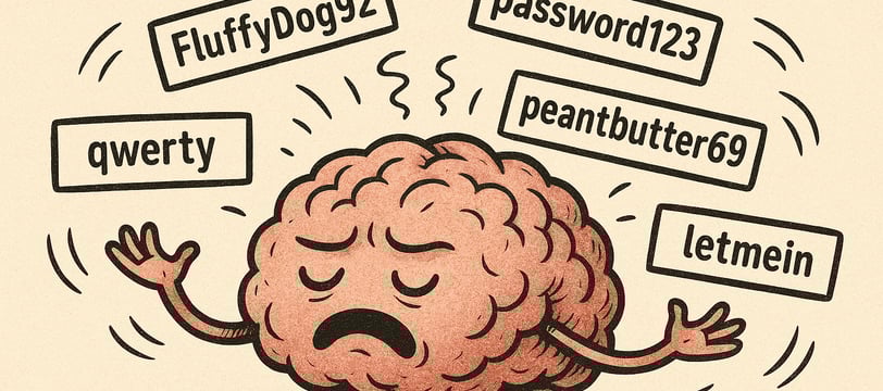 brain tired of remembering passwords