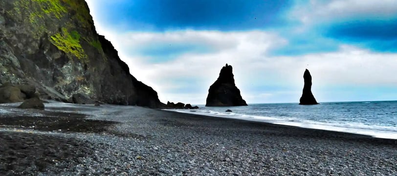Reynisfjara Black Sand Beach, featured on MyTripJunction.com travel blog.