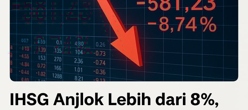 IHSG Anjlok Lebih dari 8%, BEI Hentikan Sementara Perdagangan