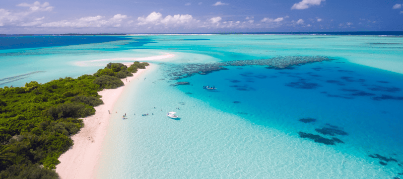 Sandstrand auf den Malediven