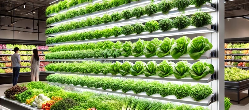 Vertical Farming Supermarket