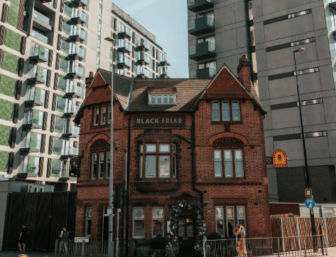 The Black Friar pub Manchester