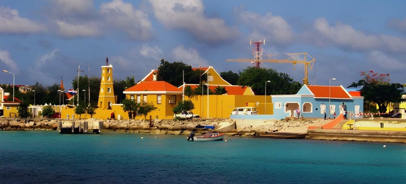 vista do navio Kralendijk Bonaire