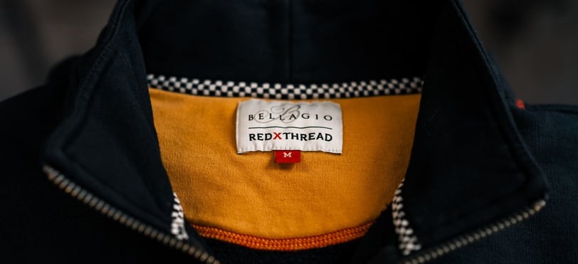 a jacket with a label on it. Amazon Photoshoot, Product photography, Brand Photo