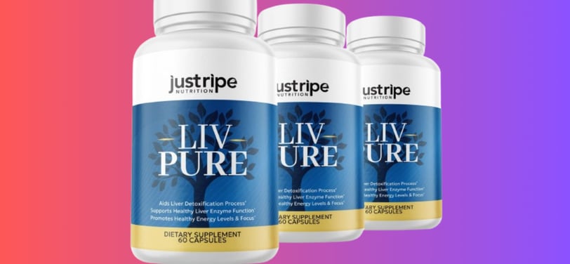 Bottles of the innovative Liv Pure product