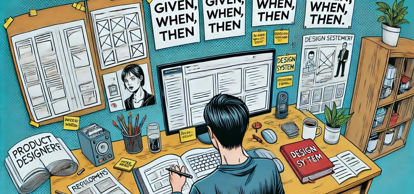 Designer doing work