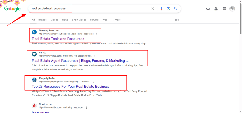 get backlinks from resources