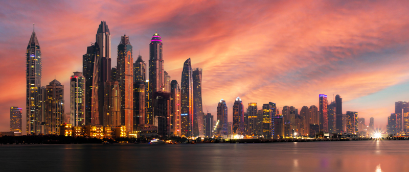 skyline von dubai