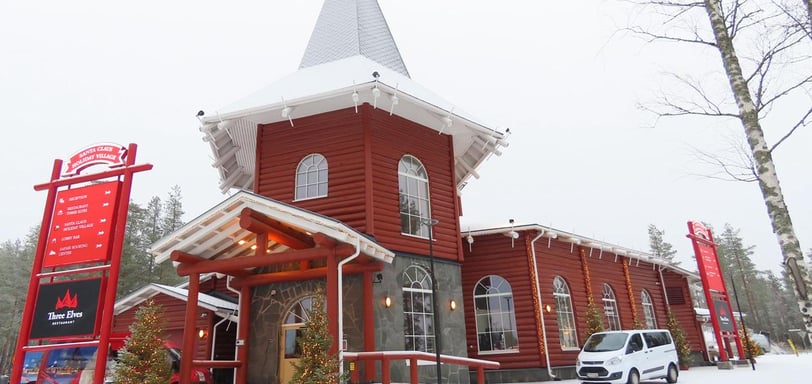 Das Haus vom Weihnachtsmann in Rovaniemi