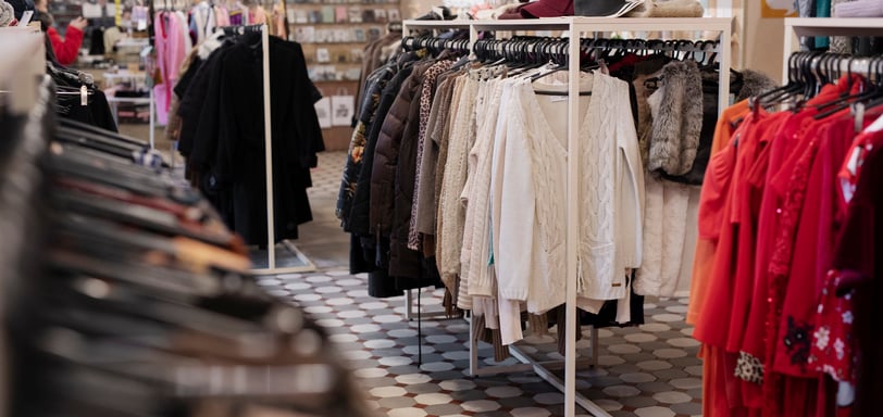 Interior of a Fashion clothing retail shop