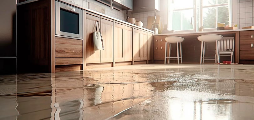 water damaged cabinetry insurance assessment