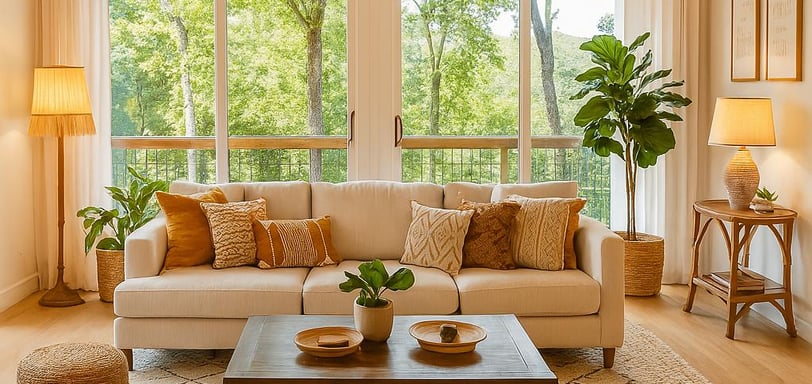 boho living room