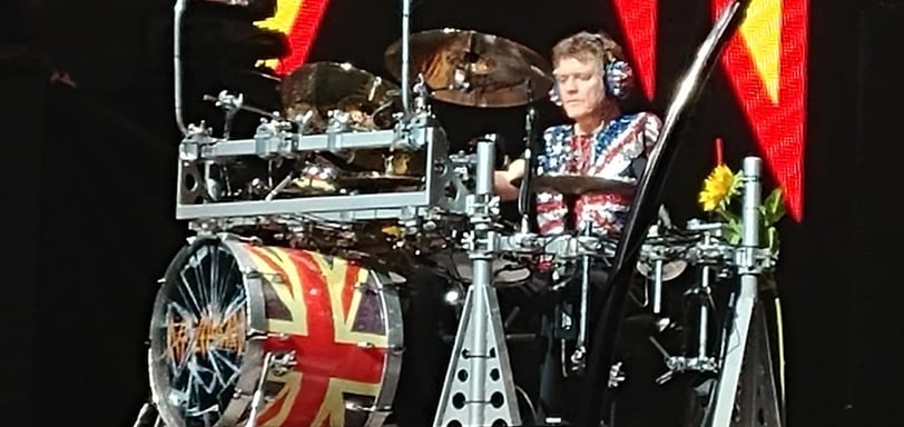 Def Leppard Rick Allen Talks Playing Drums and Fine Art