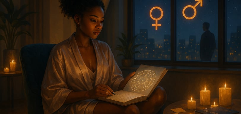 black woman, astrology, dating