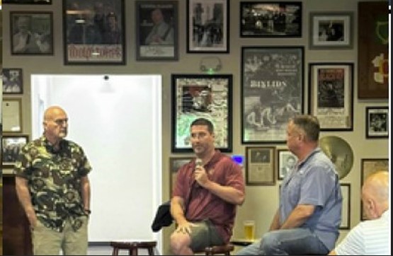 Josh Goldberg speaking on a panel to the Tampa region of FALI 
