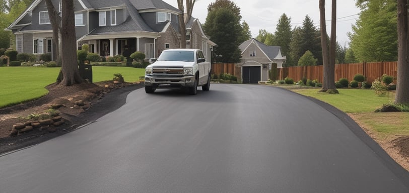 quality paving service on a residential driveway