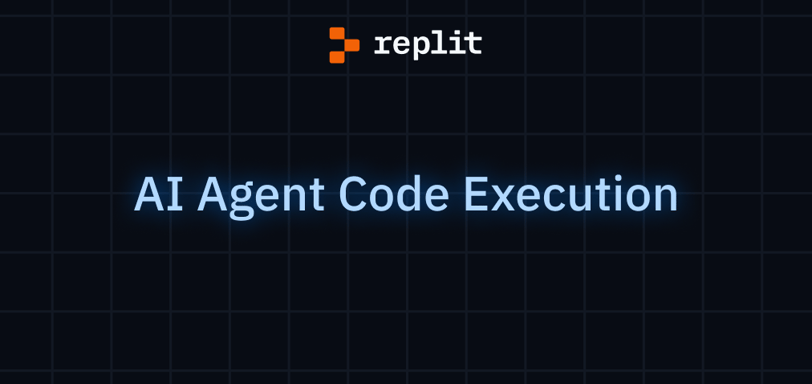 replit ai agent code exection image