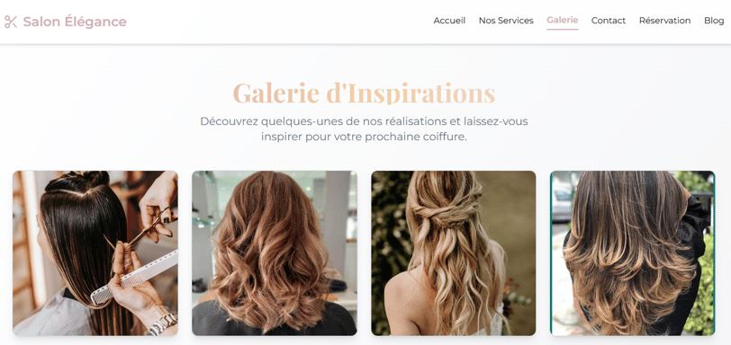 site internet salon coiffure Tonneins