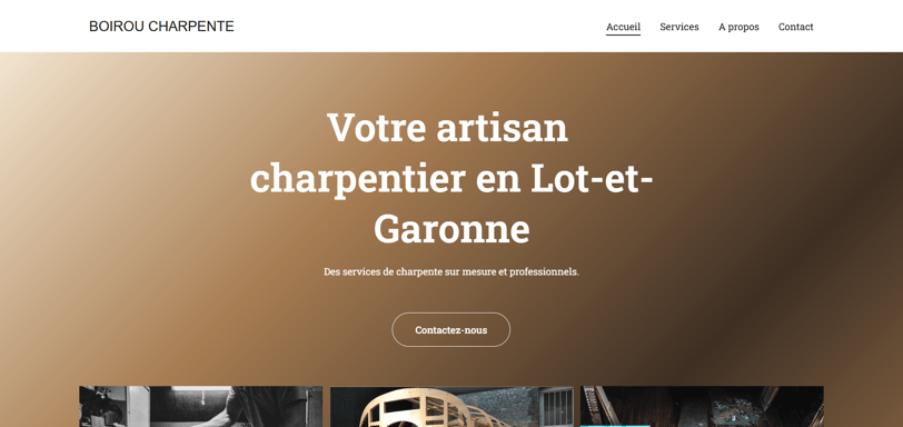 a website page with a picture of a caricare