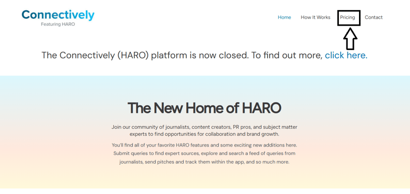 sign up of haro for FREE